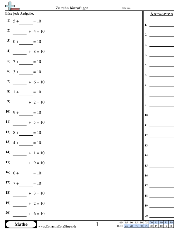  worksheet